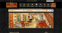 Desktop Screenshot of hotelkrishnaniwas.com
